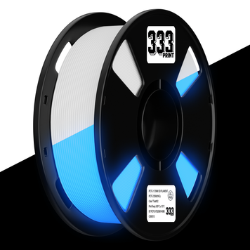 333print PETG Glow In The Dark White Glow Blue/ Біло-синій (світиться синім) 1 кг НФ-00019051 фото