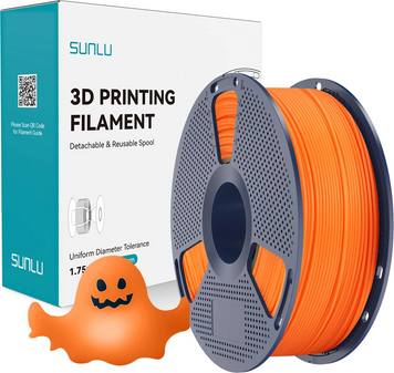 SUNLU PLA Glow In The Dark Cyber Orange/Кібер-Оранж 1 кг НФ-00018634 фото