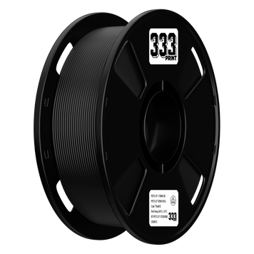 333print PETG-CF (PETG Carbon Fiber) Чорний 1,75 мм 1 кг НФ-00019921 фото