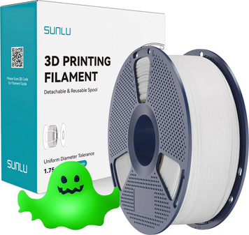 SUNLU PLA Glow In The Dark (Luminous) White Glow Green/ Світиться Зеленим 1 кг НФ-00017340 фото